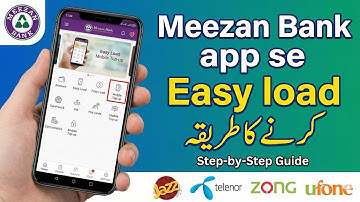 Meezan bank app se easy load karne ka tarika | Meezan Bank App se Easyload kaise kare