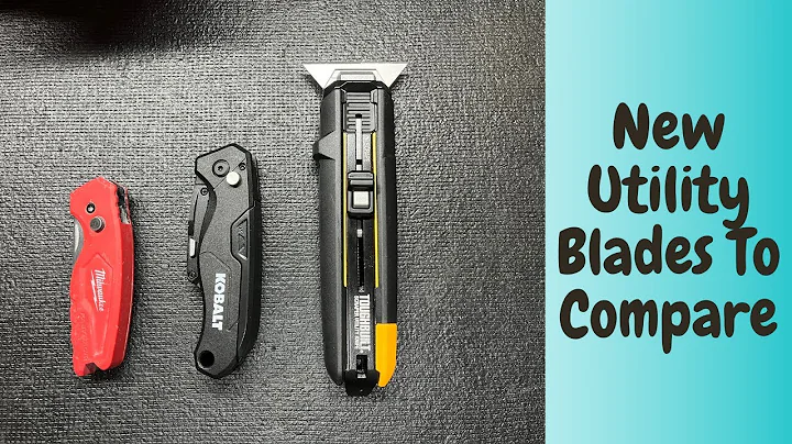 Two New Utility Blades To Compare! | Plus One Is Super Fidgety! | Toughbuilt, Kobalt, And Milwaukee