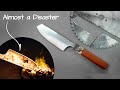 How (NOT) to make a Japanese Chefs knife from a Sawblade