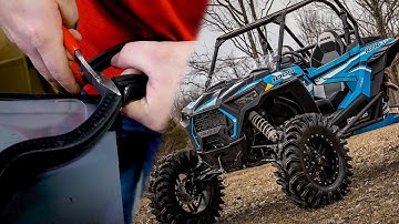 Half Windshield Install | Polaris RZR | 1000 | Turbo | How To | SuperATV