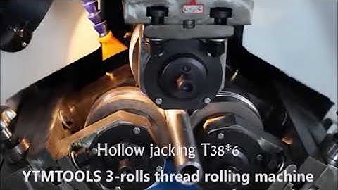YTMTOOLS hydraulic 2 rolls 3 rolls thread rolling machines