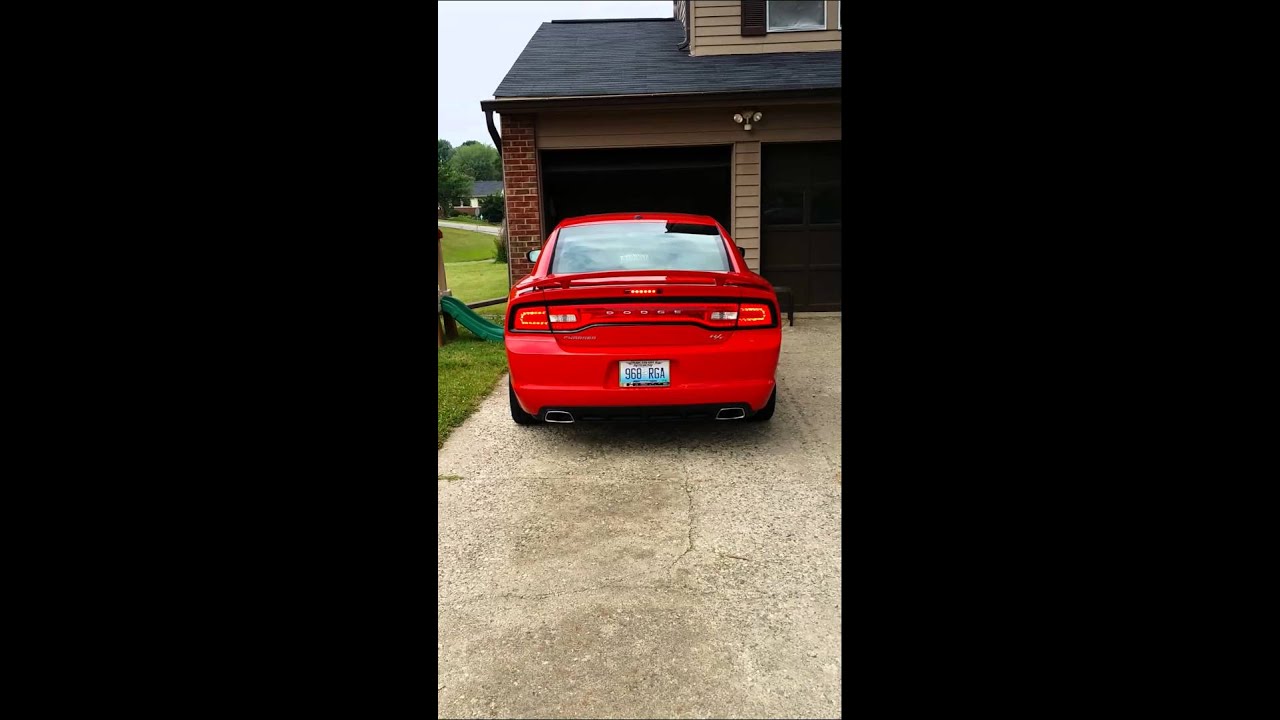 2014 Dodge Charger R/T Straight pipes YouTube