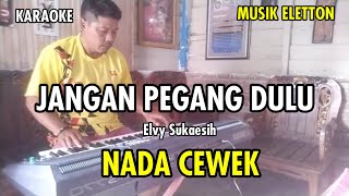 KARAOKE JANGAN PEGANG DULU MUSIK ELETTON NADA CEWEK
