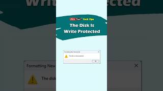 Disk Is Write Protected – Remove Write Protection from USB #usb #sdcard