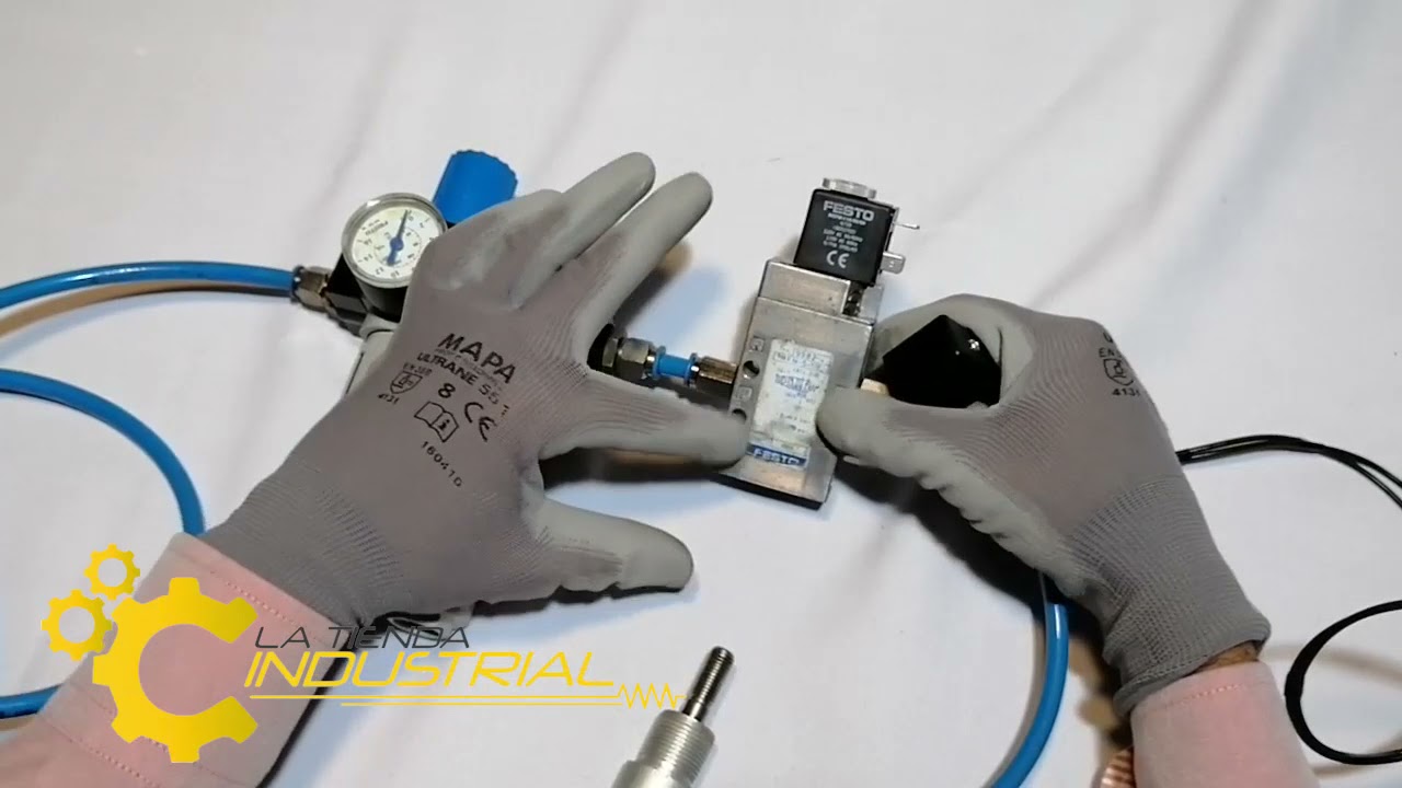 Como realizar un sistema neumático para el accionamiento de un cilindro - La Tienda Industrial
