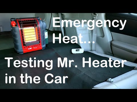 Mr. Heater Buddy for Emergency Heating in Our Car - Testing It for the  First Time - YouTube