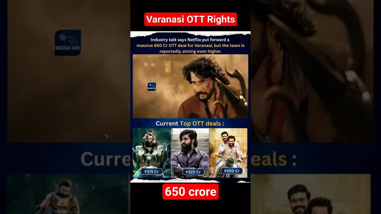 Varanasi OTT Rights😲😲 