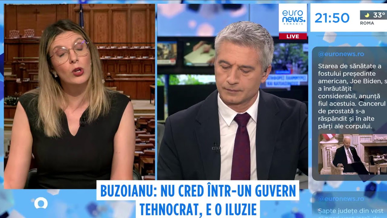 Ministra Mediului, Diana Buzoianu, în direct la Euronews