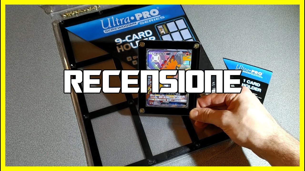 Ultra PRO: Screwdown Holder - Black Frame (1-Card Ultra PRO: Screwdown Holder - Black Frame (1-Card