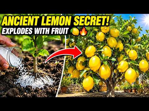 The Ancient Trick That Makes Your Lemon Tree Explode With Fruit 🍋🔥