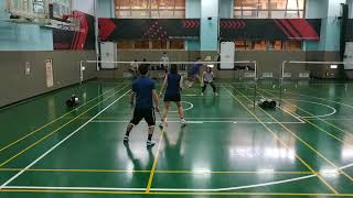 1110321 初上友善羽球認真場 第1場 峻豪 Jame VS Yang Joe 勝