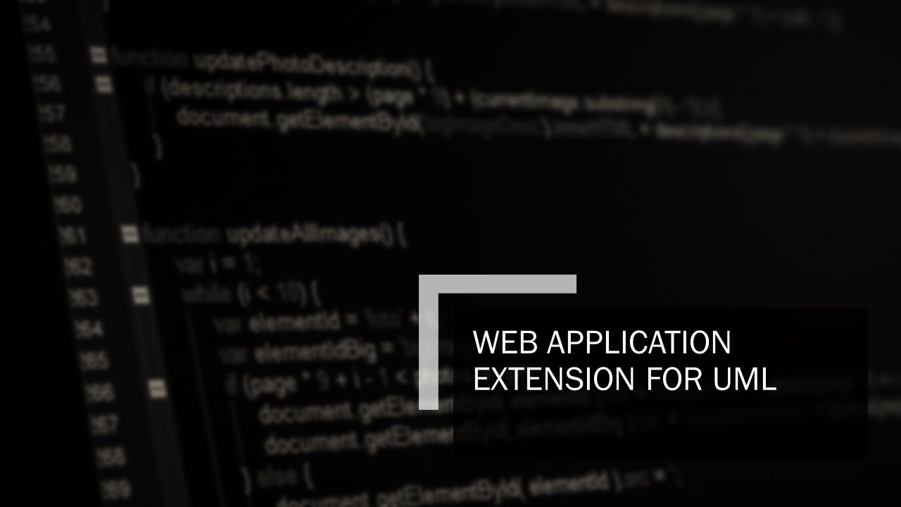 Web Application Extension for UML