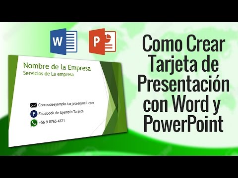 Vídeo: Com Preparar Una Targeta De Presentació Per A Una Competició