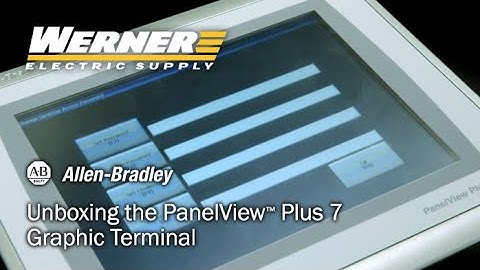 How To Set Up An Allen-Bradley PanelView Plus 7 Terminal