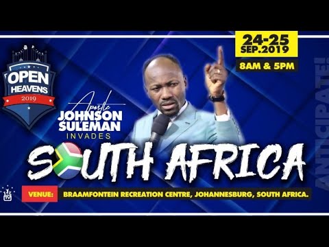 scriptures on giving Open Heaven JOHANNESBURG SA / DAY 2 EVENING WITH APOSTLE JOHNSON SULEMAN
