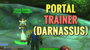 Darnassus Mage Portal Trainer (WoW Classic)