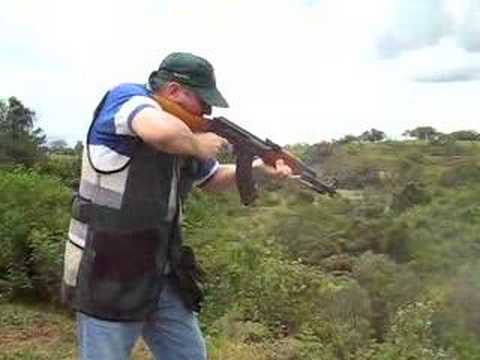 SHOOTING MY AUTOMATIC KALASHNIKOV (AK-47) IN FULL AUTO