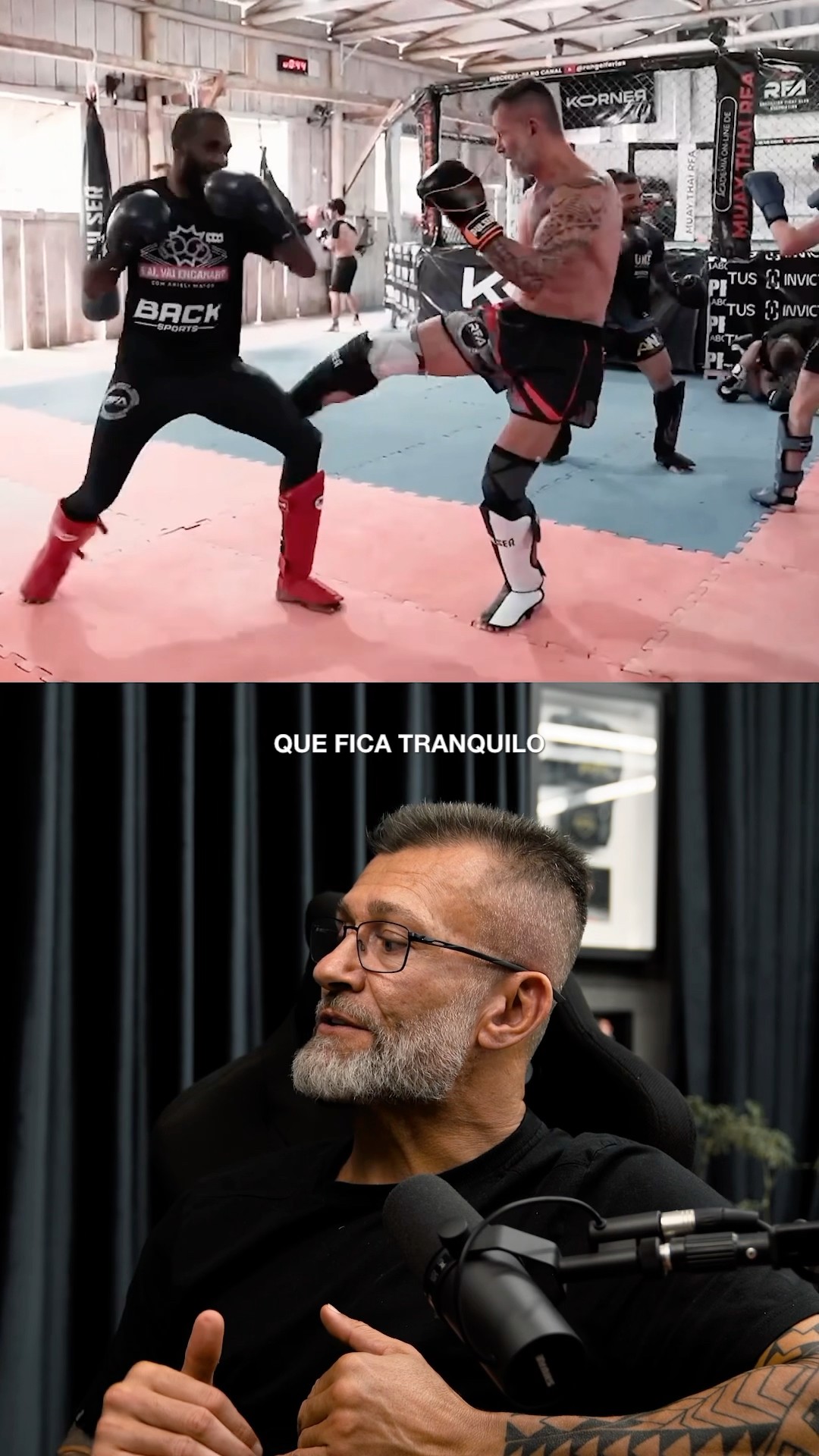 Que tipo de pessoa é você nos treinos de #muaythai ? Comenta aí ?