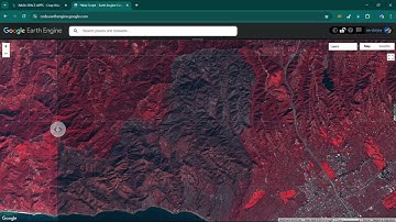 Visualizing the Devastating Los Angeles wildfire in Google Earth Engine