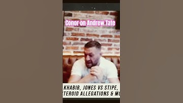 Conor thoughts on Andrew Tate #conormcgregor #andrewtatemindset #tatespeech #tatechallenge