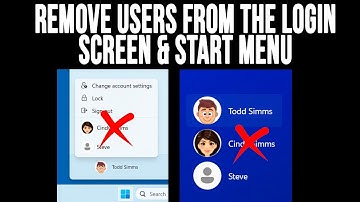How to Hide User Accounts from the Windows Login Screen & Start Menu