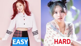 Easiest to Hardest TWICE Rap - 2021!