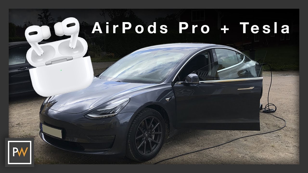 Apple AirPods Pro in a TESLA \u003d AMAZING 