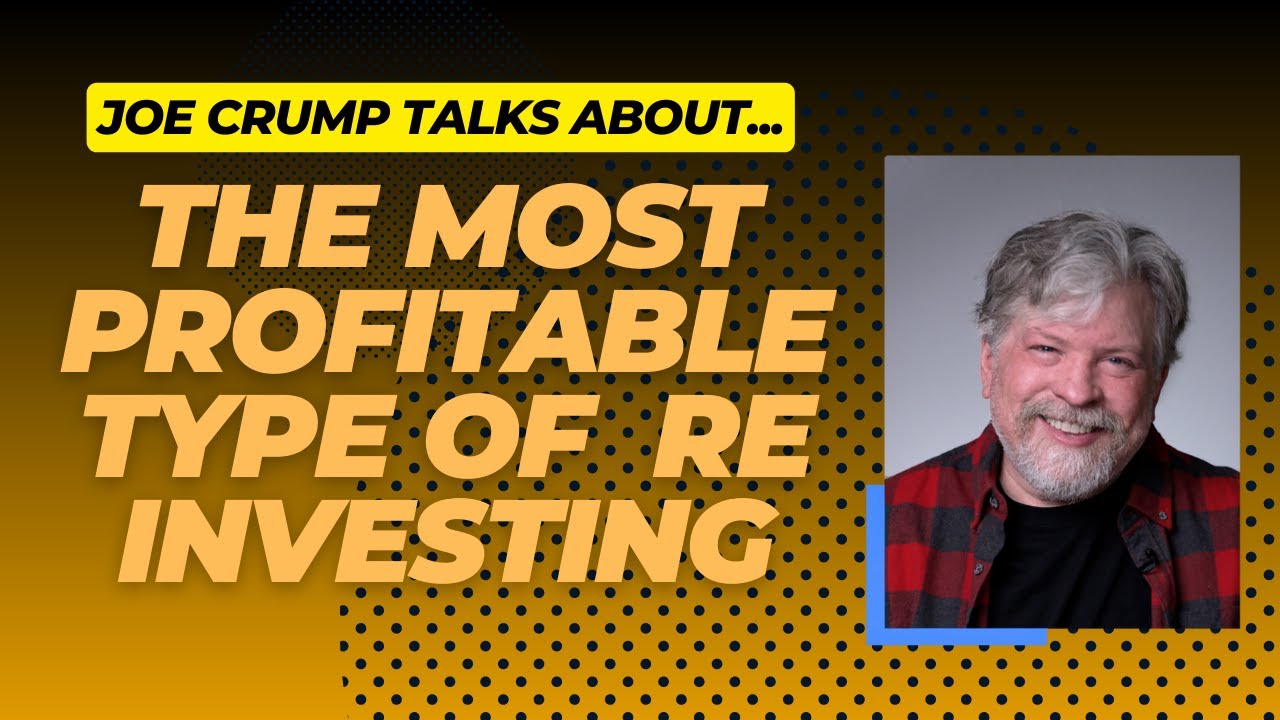 The Most Profitable Type of Real Estate Investing - YouTube