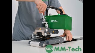 Heavy-Duty Geo Hot Wedge Welder SWT-Ns900 Geomembrane Welding Seam Demonstration