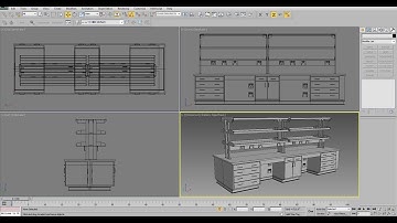 How To Modeling A Lab Table In 3ds Max For Beginner