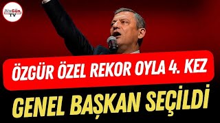 Özgür Özel Yeniden Chp Genel Başkanı Seçildi 1333 Oyun Tam Alarak Rekor Kırdı