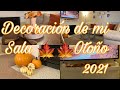 Decoración De Mi Sala Pequeña/Otoño 🍁2021 #decoracion #dollartree #otoño2021 #ideasparadecorar