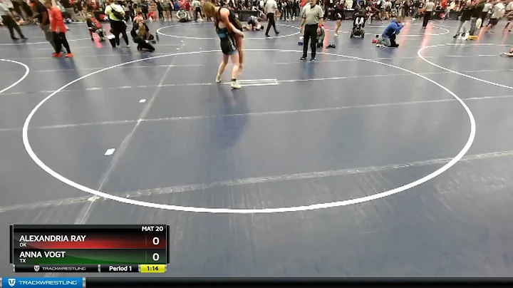 144 Lbs Champ. Round 1 - Alexandria Ray, OK Vs Ann...