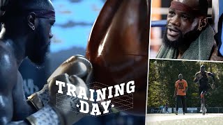 Training Day: Deontay Wilder adds weight to KO Tyson Fury! "I broke my hand before the first fight!"