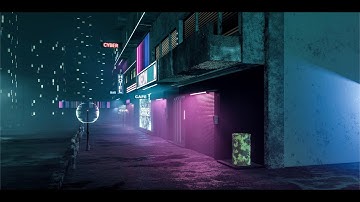Cozy Neon Rain Ambience – Chill Synthwave for Studying, Sleeping & Relaxing | Rainwave Arcade