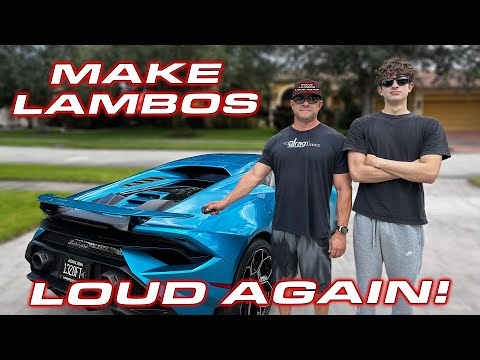 MAKE LAMBOS LOUD AGAIN! * Lamborghini Huracan Tecnica Problem