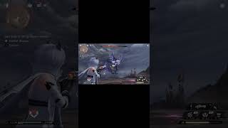 Battle with Zhuyin Dragon at Zhuyin Altar 10 #duetnightabyssgameplay #game #shorts #videogame #scene