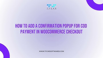 Add a Confirmation Popup for COD Payment in WooCommerce Checkout
