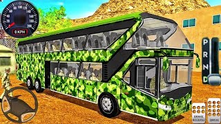 Army Bus Driving Simulator - Military Coach Driver Offroad Driving Android Gameplay screenshot 5