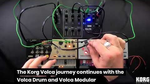 KORG: Volca Drum & Modular Demo & Performance