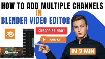 How do I add more than 8 channels in BLENDER Video Editor | VSE?