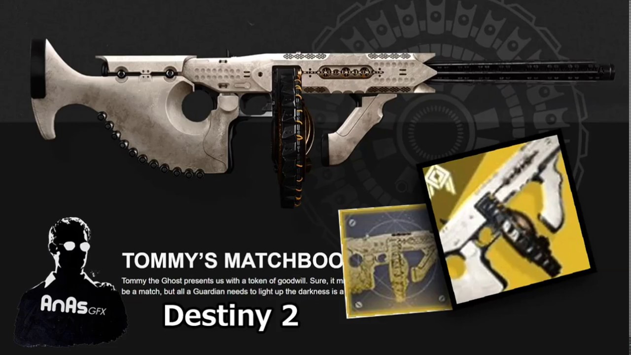 Destiny 2 Tommy's Matchbook Masterwork - YouTube