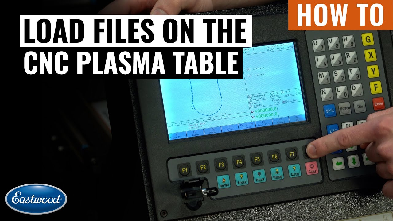 Cut Controller Screen How to Load and Modify Parts with the Eastwood Elite CNC Plasma Cut ...