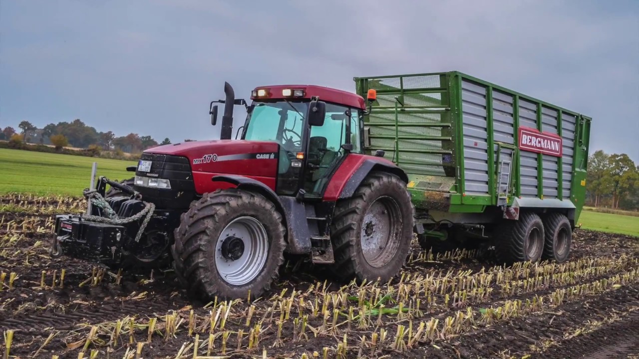 *Sound* Case IH MX 170 in der Maisernte festgefahren