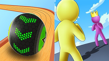 Going Balls VS Giant Rush! Android iOS Gameplay (Level 431-435)