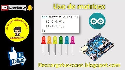 Arduino desde cero #20 - Uso de matrices - Encender leds - Para un árbol de navidad