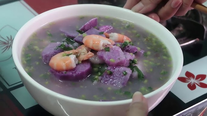 Cách Nấu Canh Khoai Mỡ Với Tôm Cực Ngon Tại Nhà - Youtube