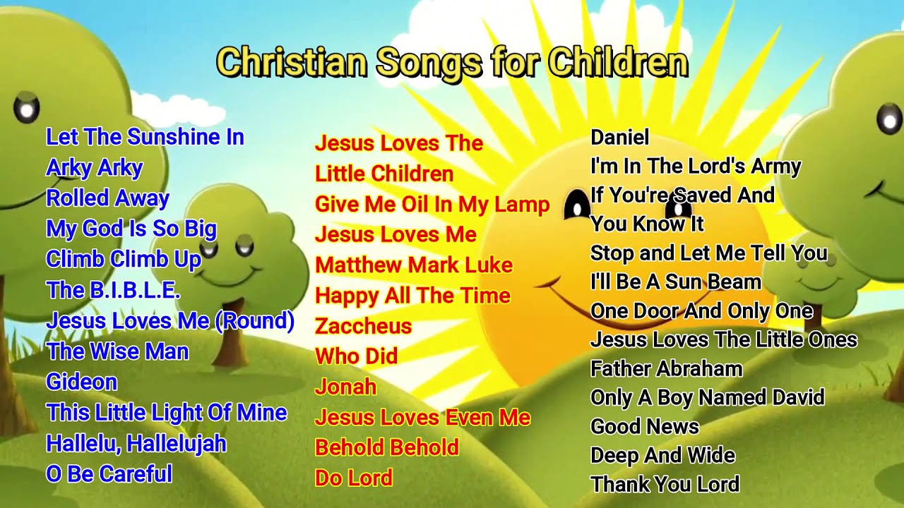 37 Christian Songs   Sunday School Songs  Bible Songs 