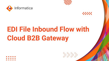 EDI File Inbound Flow with Cloud B2B Gateway