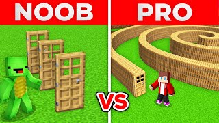 JJ And Mikey NOOB DOORS vs PRO SPIRAL DOORS in Minecraft Maizen by muzin 29,351 views 2 weeks ago 43 minutes